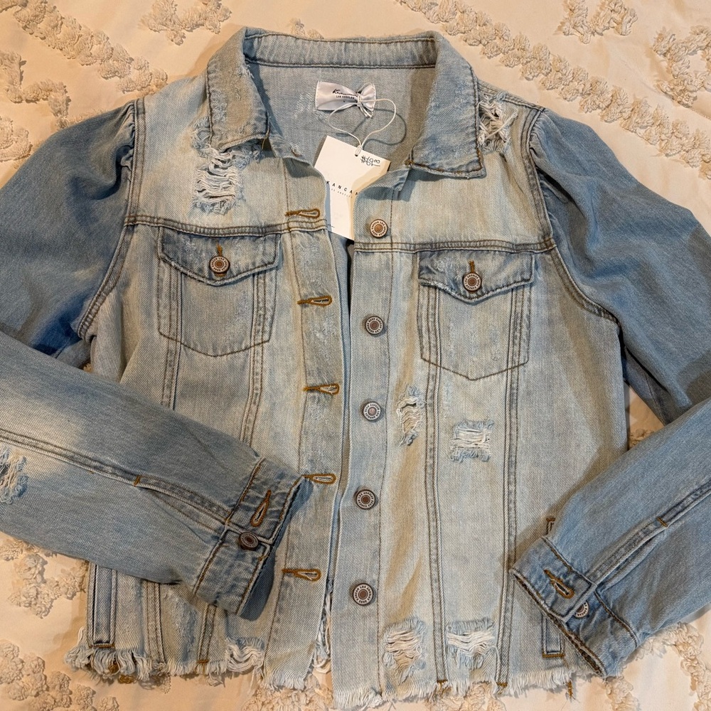 KanCan Light Blue Denim Jacket